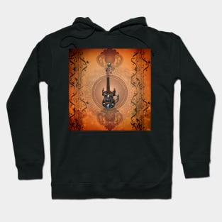 Awesome steampunk guitar with skulls Hoodie